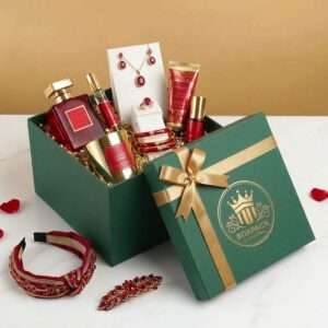 BoxPack Premium Luxury Women’s Gift Hamper Ruby Red Edition