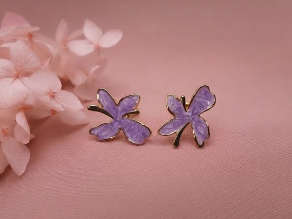 earring purpel 1